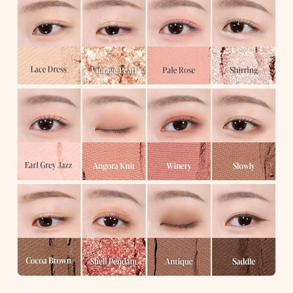 [espoir] Eye Core Palette – Vegan Eyeshadow with Soft Multi-Texture Shades | 9g