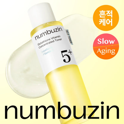 [numbuzin] No.5 Glutathione C Essential Toner Hydrating Essence Texture 200ml