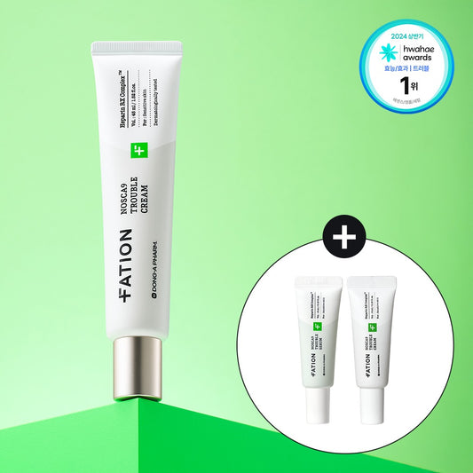 [FATION] NoscA9 Smooth Comfort Cream Set with Soft Finish (45ml + 5ml + Serum 5ml)