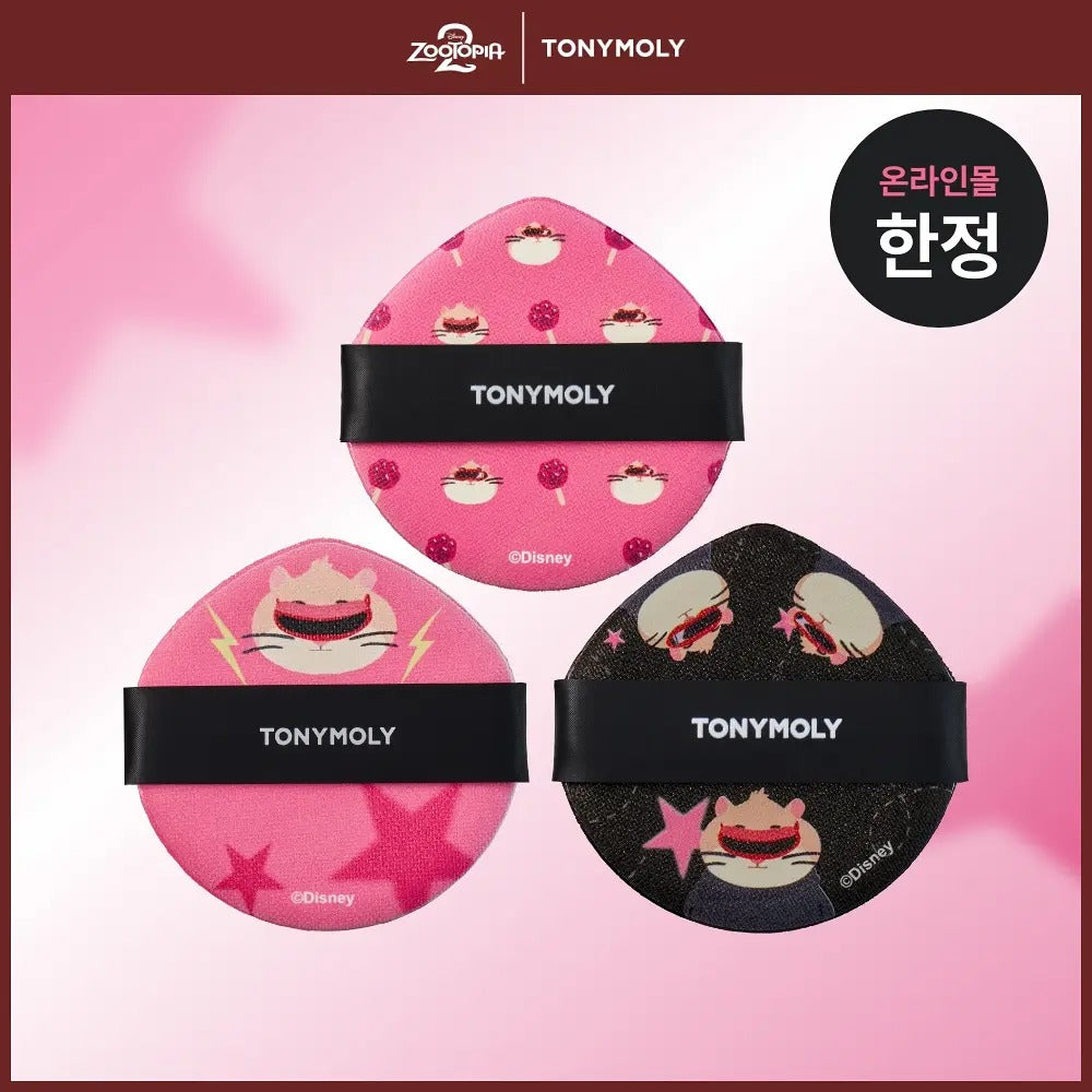 [TONYMOLY] Cushion Puff Soft Precision Application Finish 3pcs