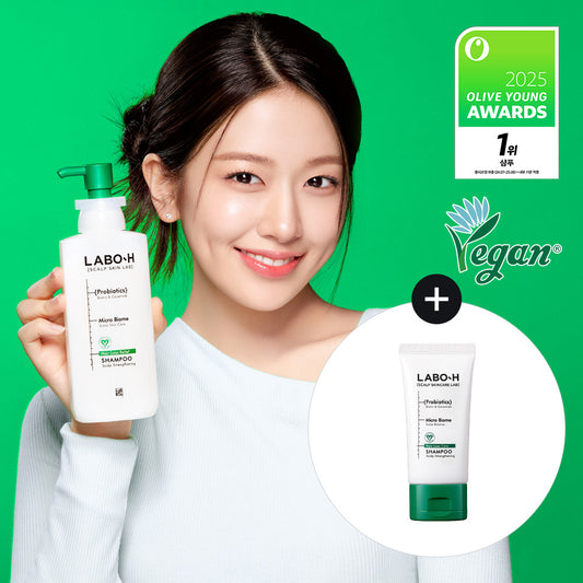 [LABO-H] Scalp Care Shampoo Clean & Soft Finish Set | 333ml + 112ml