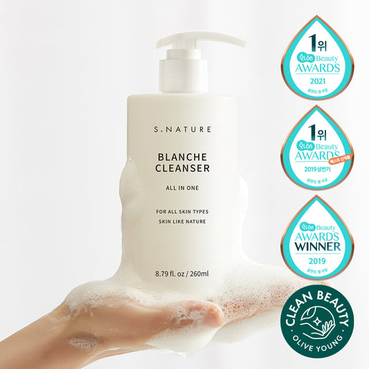 [S.NATURE] Blanche Gentle Gel Cleanser Soft Radiant Finish 260 ml