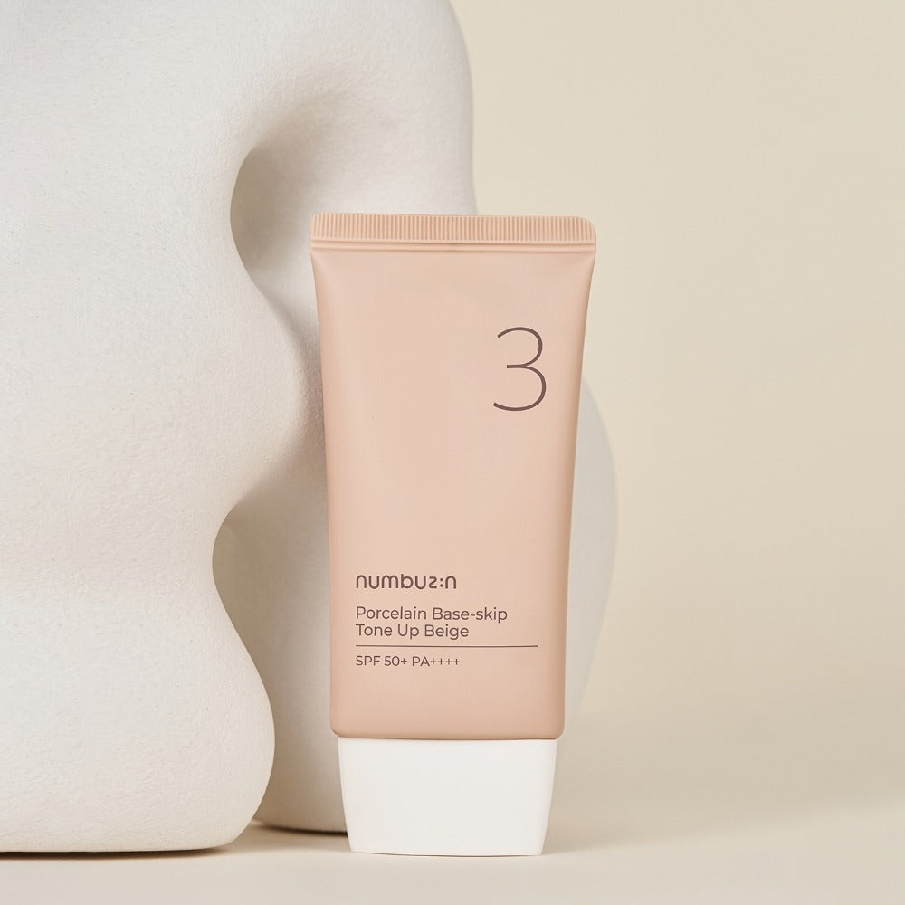 [numbuzin] Porcelain Finish Tone-Up Base Beige 50ml SPF50+ PA++++