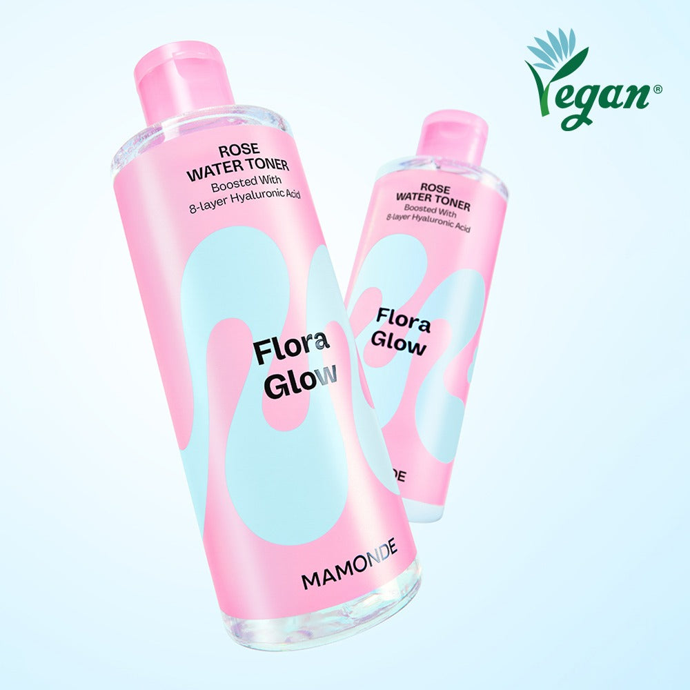 [mamonde] Flora Glow Rose Water Toner Radiant Hydrating Finish 300ml