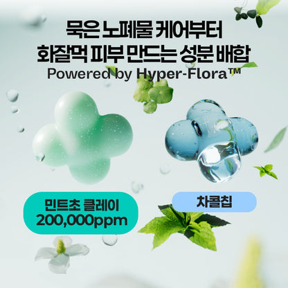 [mamonde] Amazing Deep Mint Charcoal Pack Cleanser Refreshing Creamy Foam 135 g Set