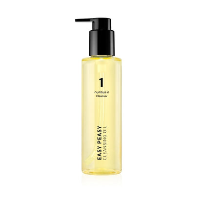 [numbuzin] No.1 Easy Peasy Cleansing Oil Fresh Finish 300 ml (+ Deep Clean Fresh Cream Cleanser 120 ml)