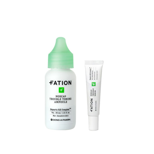 [FATION] Lightweight Toning Ampoule with a Radiant Comfort Finish | 30ml + Serum Mini 15ml Set