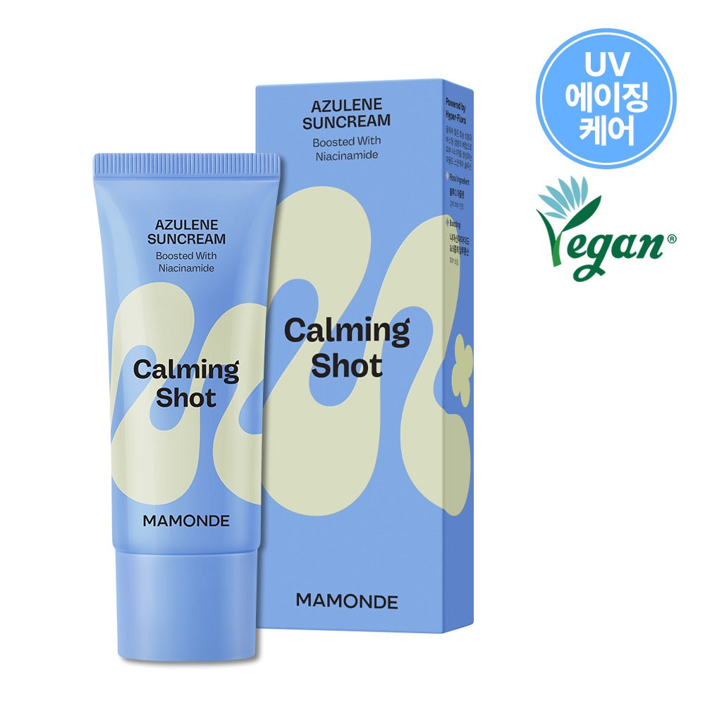 [mamonde] Calming Shot Azulene Sunscreen Lightweight Hydrating Finish SPF50+ PA++++ 35ml