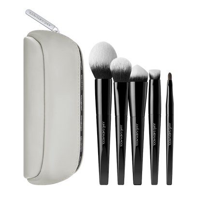 [JUNG SAEMMOOL] Masterclass Face Brush Portable Kit Smooth Finish | 5 Brushes + Pouch