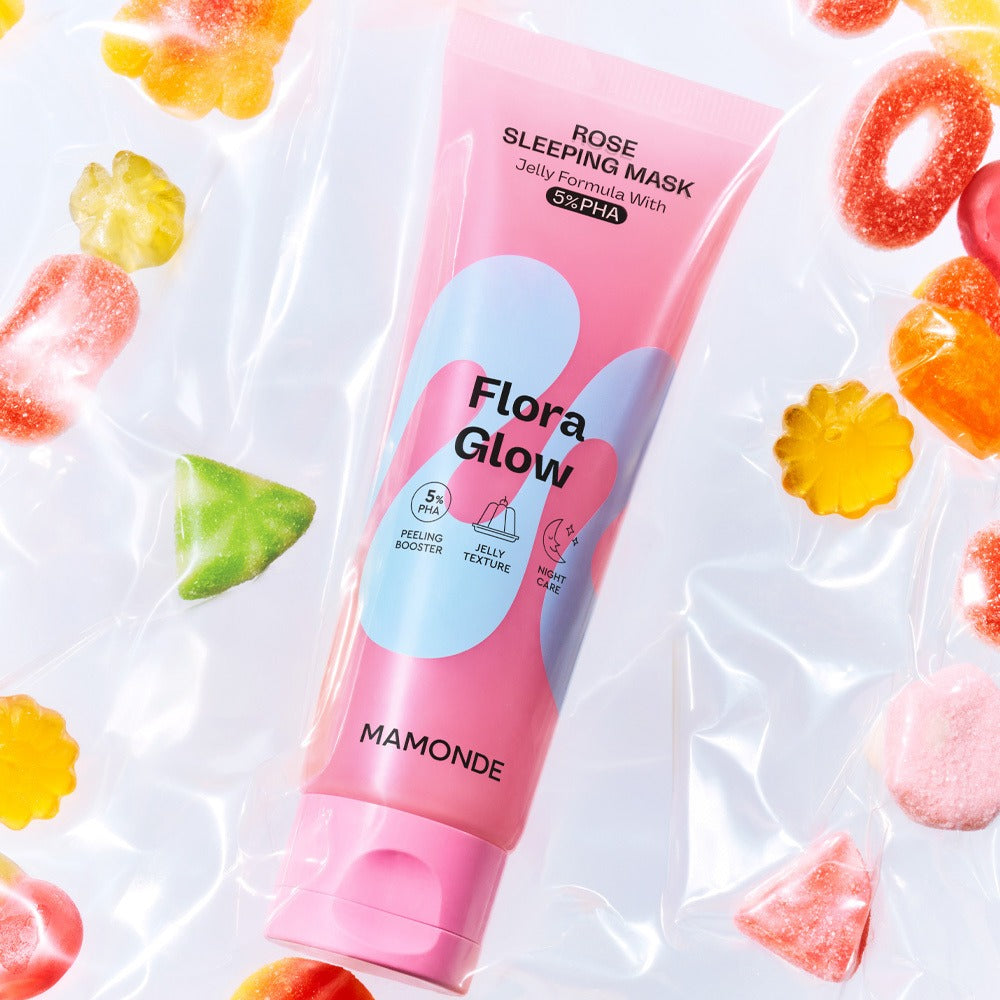[mamonde] Rose PHA Sleeping Mask Soft Glow Jelly Finish 80 ml Set