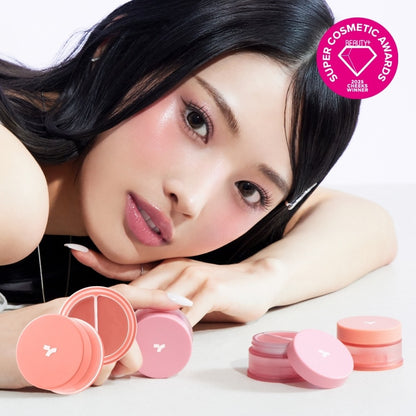 [TONYMOLY] Lip & Cheek Duo Balm Dual Texture Glow & Velvet Finish 2 Colors