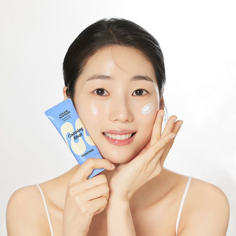 [mamonde] Calming Shot Azulene Sunscreen Lightweight Hydrating Finish SPF50+ PA++++ 35ml