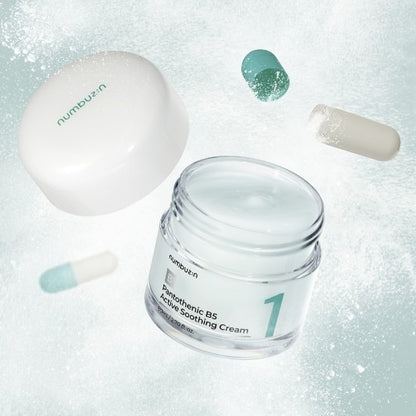 [numbuzin] No.1 Pantothenic Active Soothing Cream Lightweight Hydrating Finish 130 ml (+ 15 ml Mini)