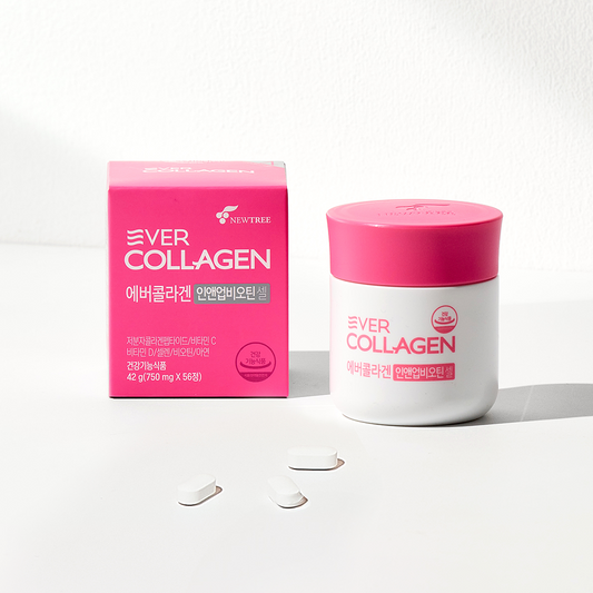 [EVER COLLAGEN] In & Up Biotin Cell Daily Beauty Supplement Tablets 56 Tablets (28-Day Supply)