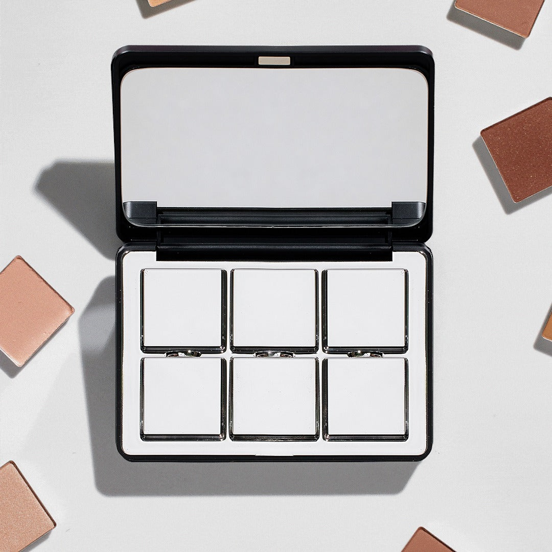 [TOOQ] Magnetic Eye Shadow Palette Customizable Finish 6-Pan