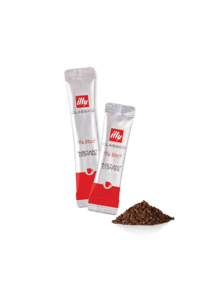 [illy] Classico Instant Coffee Sticks with Microground Arabica Beans | Classic Roast Aroma | 70 Sticks | GlowLab