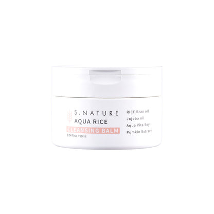 [S.NATURE] Aqua Rice Cleansing Balm Soft Melting Texture Fresh Finish 90 ml