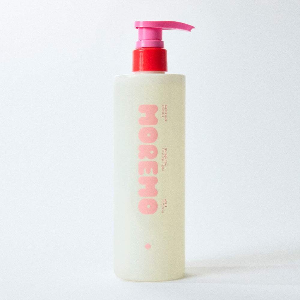 MOREMO Super Repair Shampoo Set (480ml + 100ml) | Protein Care Shampoo for Damaged Hair