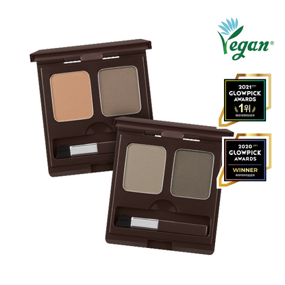 [SKINFOOD] Choco Eyebrow Powder Cake Natural Soft Brow Finish 2 Colors