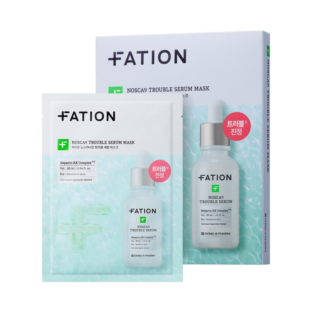 [FATION] NOSCANA9 Serum Sheet Mask Soft Hydrating Comfort Finish (5 Sheets Set)