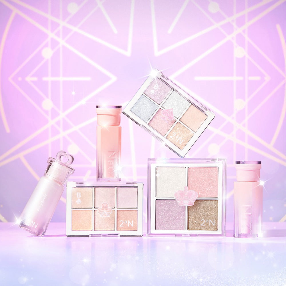 [2aN] Jelly Glow Highlighter Palette Radiant Shimmer Finish 10.8g