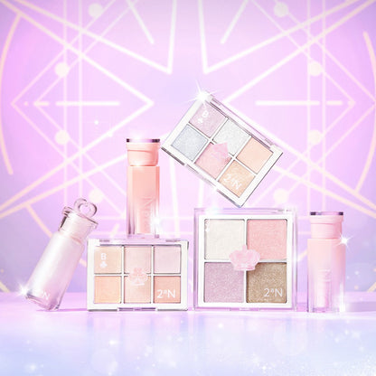 [2aN] Jelly Glow Highlighter Palette Radiant Shimmer Finish 10.8g