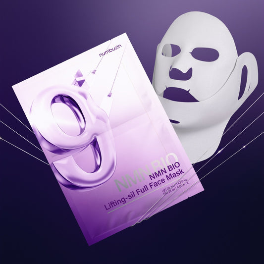 [numbuzin] Full-Face Sheet Mask Smooth Contour Fit Finish 4 Sheets by Olive Young