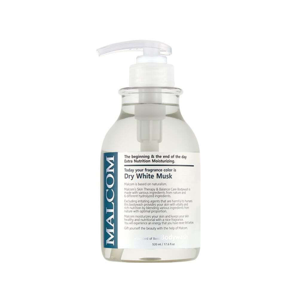 [MALCOM] pH-Balanced Allergy-Free Body Wash Hydrating Clean Finish 520ml (5 Scents)