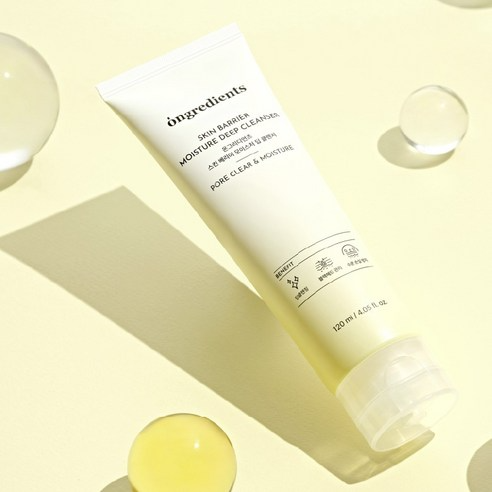 [ongredients] Skin Barrier Moisture Deep Cleanser with Creamy Foam 120 ml