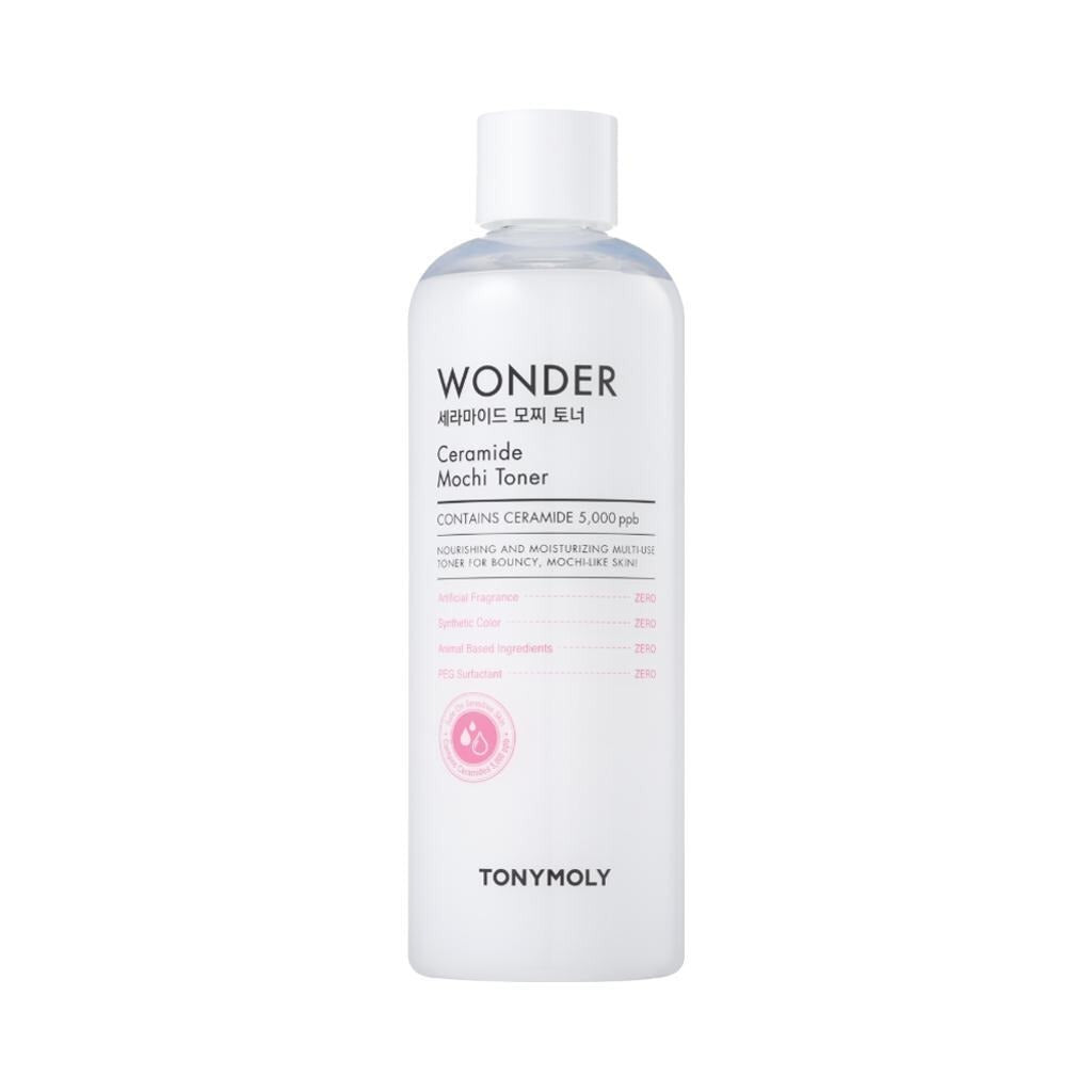 [TONYMOLY] Ceramide Mochi Toner Hydrating Soft Texture Set 630ml (500ml + 100ml + 30ml Cream)