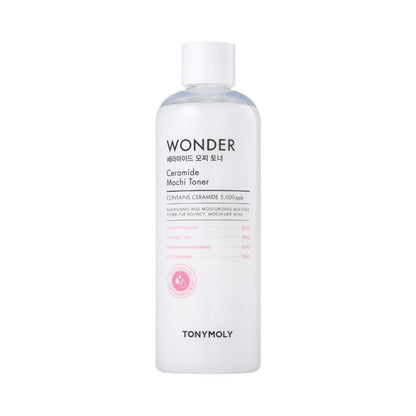 [TONYMOLY] Ceramide Mochi Toner Hydrating Soft Texture Set 630ml (500ml + 100ml + 30ml Cream)