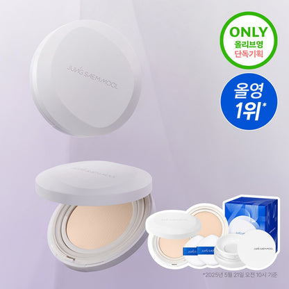 [JUNG SAEMMOOL] Pro-Lasting Cover Fit Mesh Cushion Soft Matte Finish | 1 Cushion / Gift Set