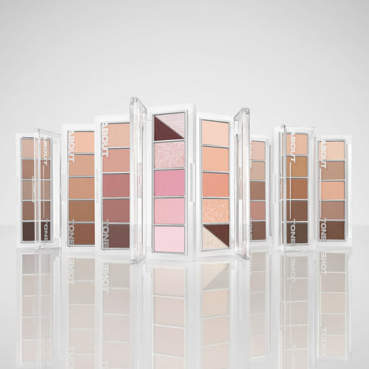 [ABOUT TONE] Return To Basic Eyeshadow Palette Soft Matte & Shimmer Finish 5 Colors