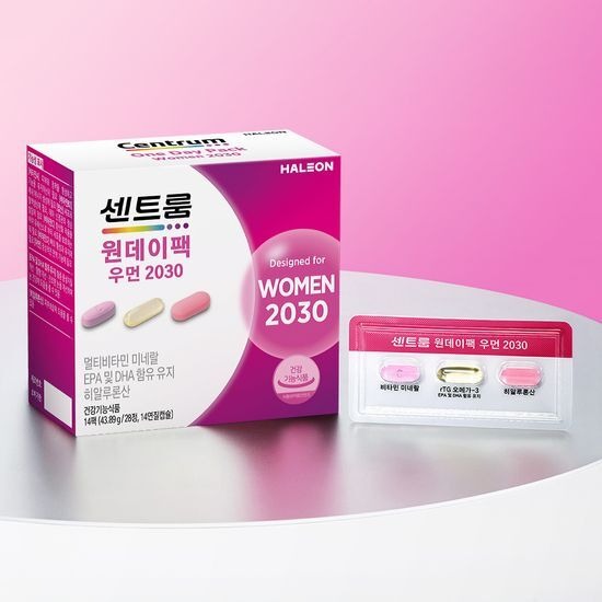 [Centrum] Women's Daily Capsule Pack with Smooth Soft-Gel Texture – 14 Packs + Tin Case