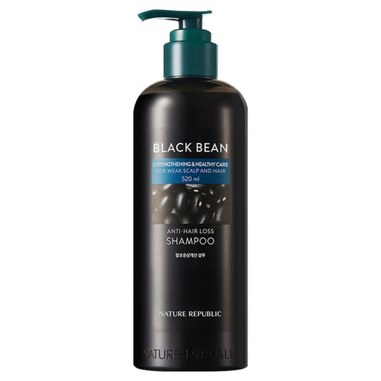 [Nature Republic] Black Bean Shampoo | Scalp Care & Nourishing Formula | 520ml | GlowLab