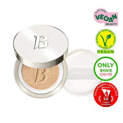 [BANILA CO.] Covericious Ultimate White Cushion Soft Smooth Finish Set 14g + Refill + Mini Powder 4g