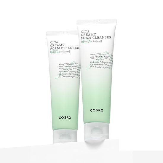 [COSRX] Pure Fit Cica Creamy Foam Cleanser Double Set | Gentle Deep Cleansing & Soothing Care 150ml + 150ml | GlowLab