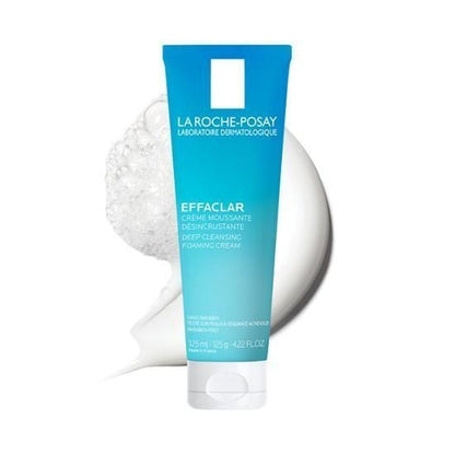 [La Roche-Posay] Effaclar Cleansing Foaming Cream Set | 125ml + 15ml + Effaclar Duo 3ml | Gentle Purifying & Hydrating Care