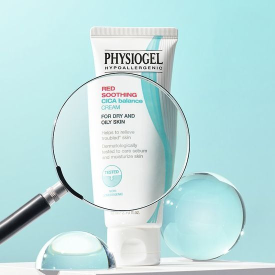 [Physiogel] Red Soothing Cica Balance Cream 80ml | Large Size Moisturizing Cream