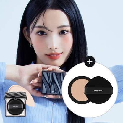 [TONYMOLY] Fixing Cover Cushion Soft Matte Skin Tone Finish 1pc
