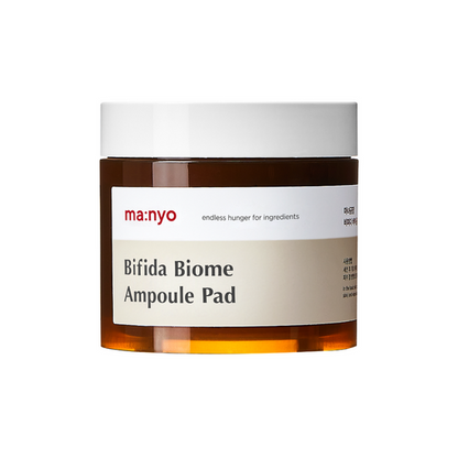 [ma:nyo Factory] Bifida Biome Ampoule Pad | Hydrating & Refreshing Toner Pads | 70 Sheets