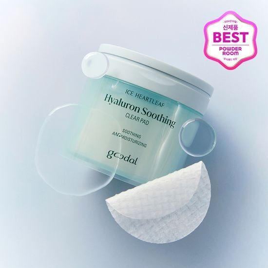 [Goodal] Heartleaf Hyaluron Soothing Clear Pad | Cooling &amp; Hydrating Toner Pads 70ea + 10ea (Exclusive Set)