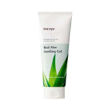 [ma:nyo Factory] Real Aloe Soothing Gel 2-for-1 Set | Cooling & Hydrating Care | 200ml x 2