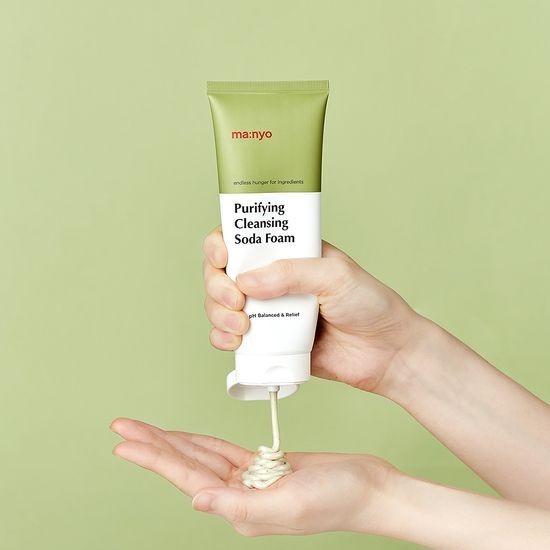 [ma:nyo Factory] Purifying Cleansing Soda Foam | Gentle & Hydrating Face Cleanser | 150ml × 2