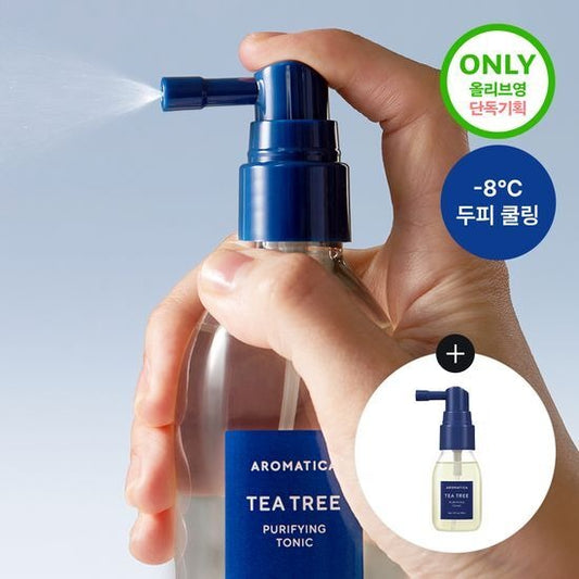 [Aromatica] Tea Tree Purifying Tonic Scalp Refresh Mist 100ml | Single / Duo / Set Options