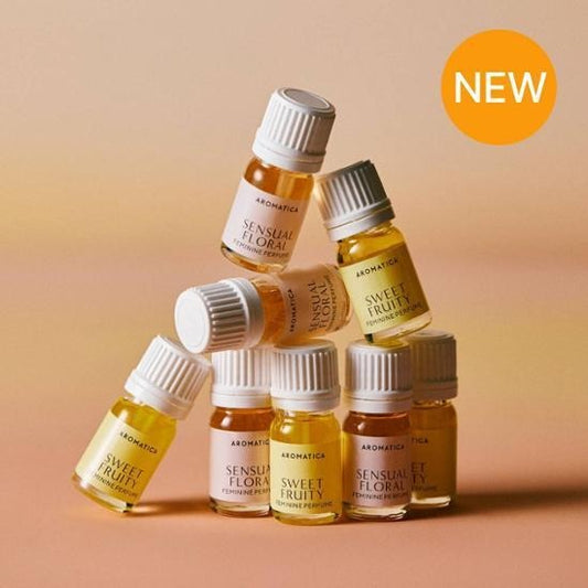 [AROMATICA] Pure & Soft Feminine Perfume 5ml | Choose from 3 Scents: Sensual Floral, Sweet Fruity, Mystic Herbal