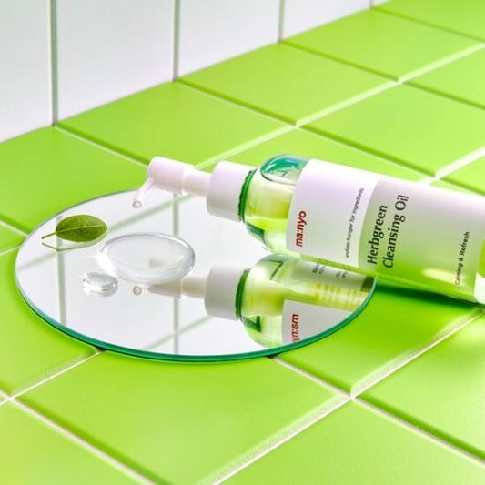 Manyo Factory Herb Green Cleansing Oil 200ml (+Mild Acidic Soda Foam 20ml × 2)
