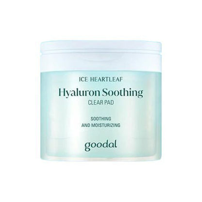 [Goodal] Heartleaf Hyaluron Soothing Clear Pad | Cooling &amp; Hydrating Toner Pads 70ea + 10ea (Exclusive Set)