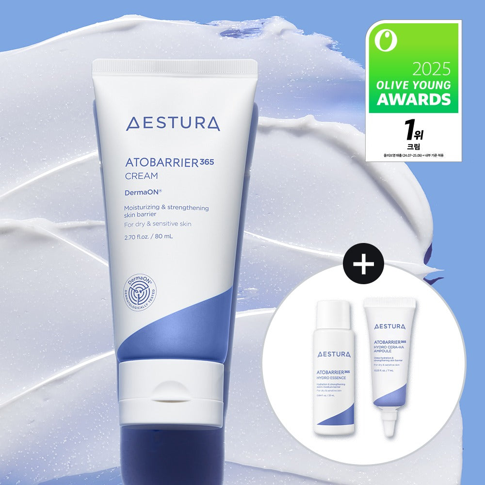 [AESTURA] Atobarrier 365 Cream Moisturizing Comfort Cream Set 80 ml + Mini Trio