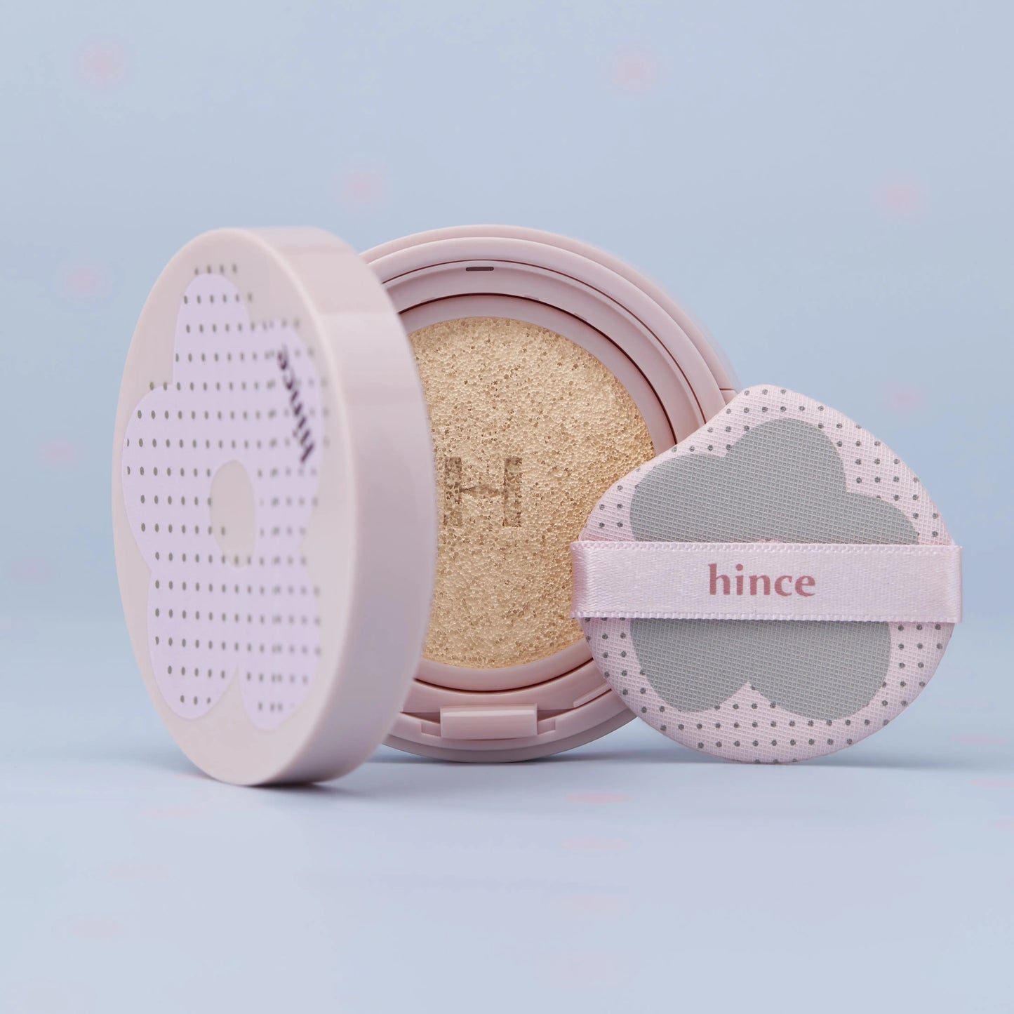 [hince] Cover Master Pink Cushion Soft Smooth Finish Set (11g + Refill + Hair Pins + Comb Keyring)